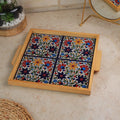 صنية 4 بلاطات حجم 30*30سم