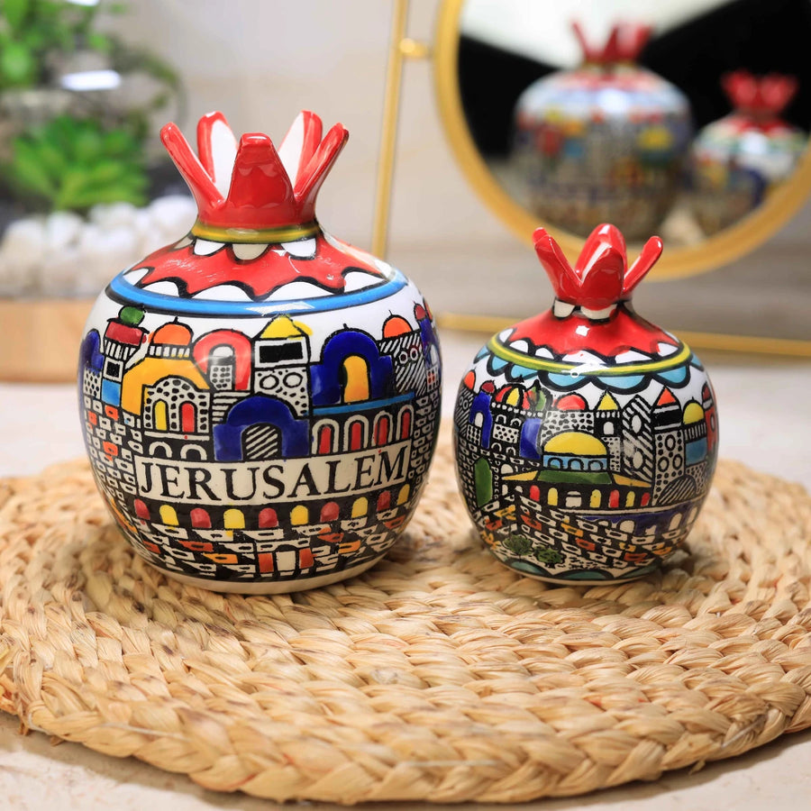 Ceramic Pomegranates — Jerusalem Pattern