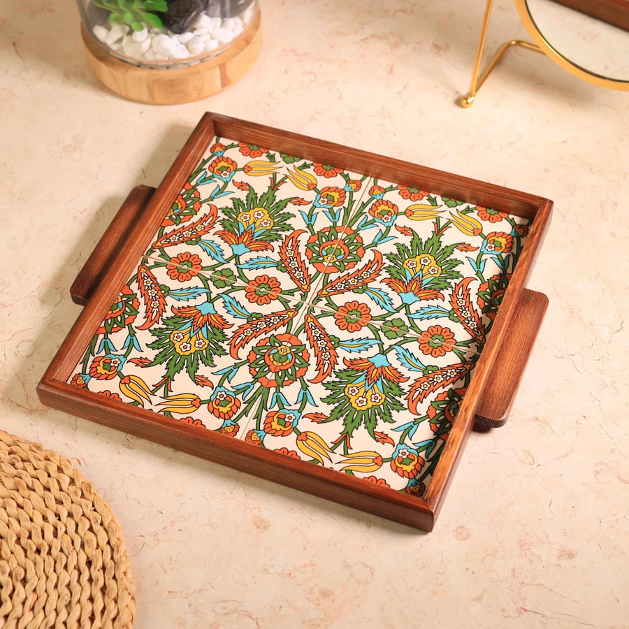 Tray 4 Tiles Size 30×30 cm — Design 19