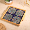 صنية 4 بلاطات حجم 30*30سم