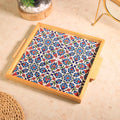 صنية 4 بلاطات حجم 30*30سم