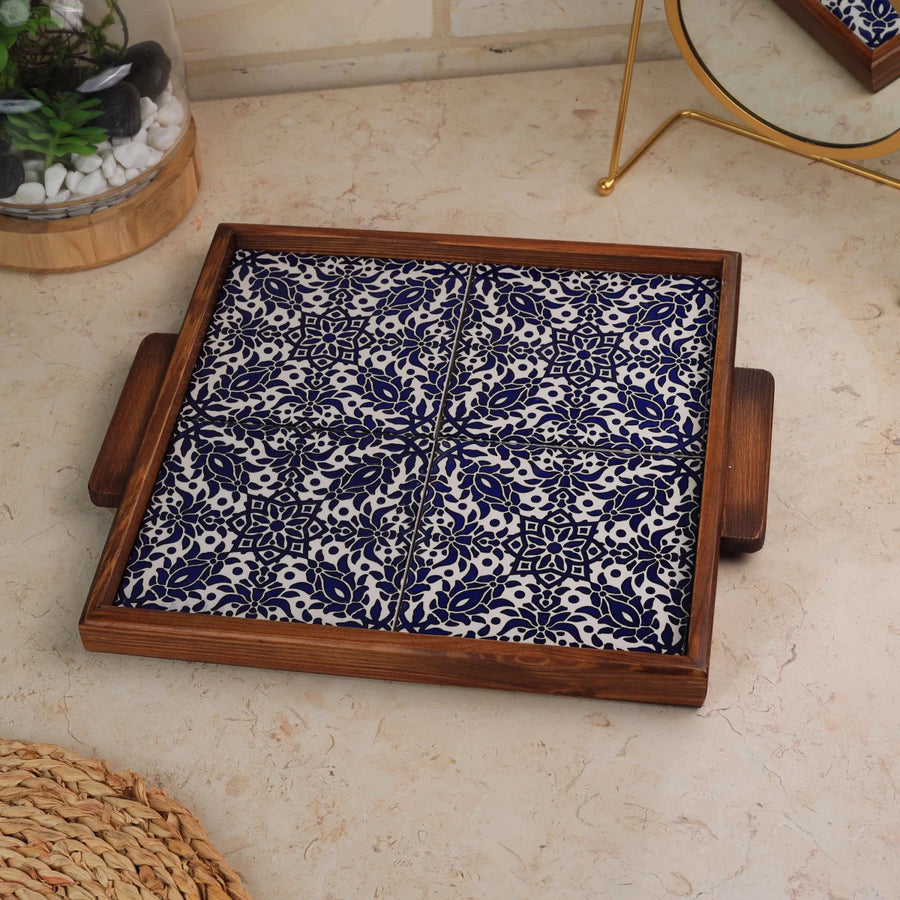 صينية 4 بلاطات حجم 30 × 30 سم — تصميم 06
