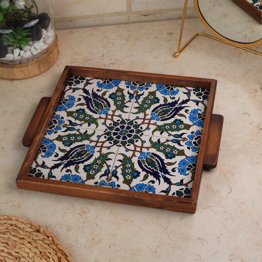 Tray 4 Tiles Size 30×30 cm — Design 01