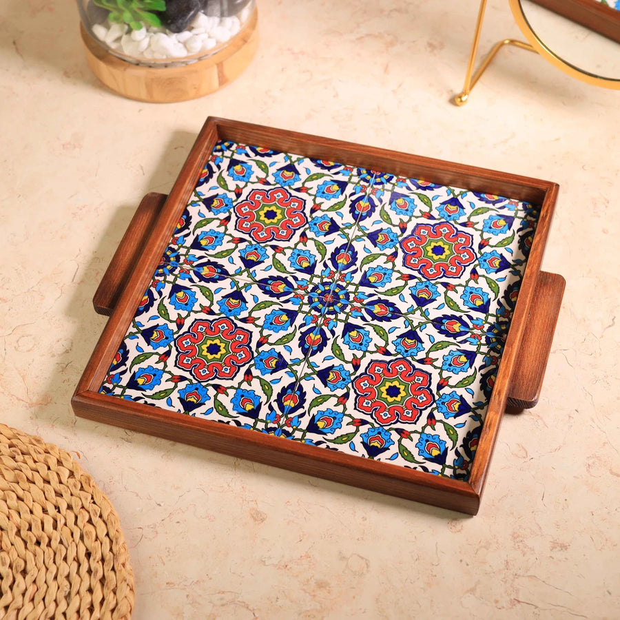 صينية 4 بلاطات حجم 30 × 30 سم — تصميم 20