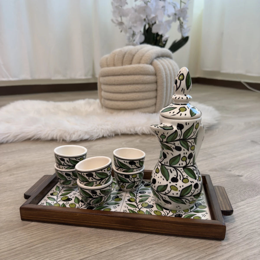 Coffee Set Olive