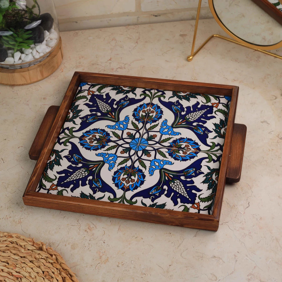 صينية 4 بلاطات حجم 30 × 30 سم — تصميم 10