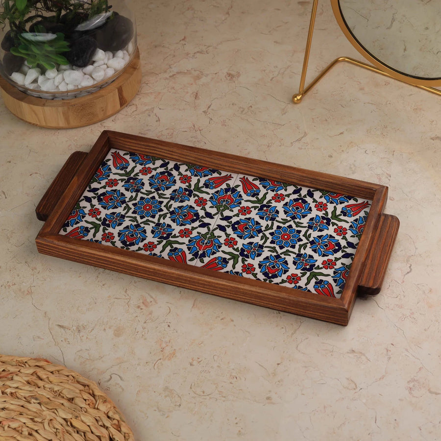 صينية بلاطتين حجم 15 × 30 سم — تصميم 09