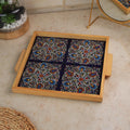 صنية 4 بلاطات حجم 30*30سم