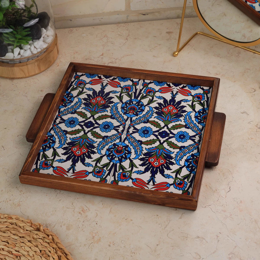 صينية 4 بلاطات حجم 30 × 30 سم — تصميم 02
